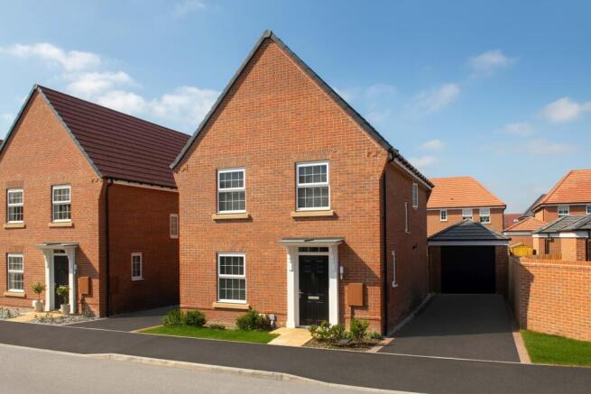 External view of the four bedroom Ingleby