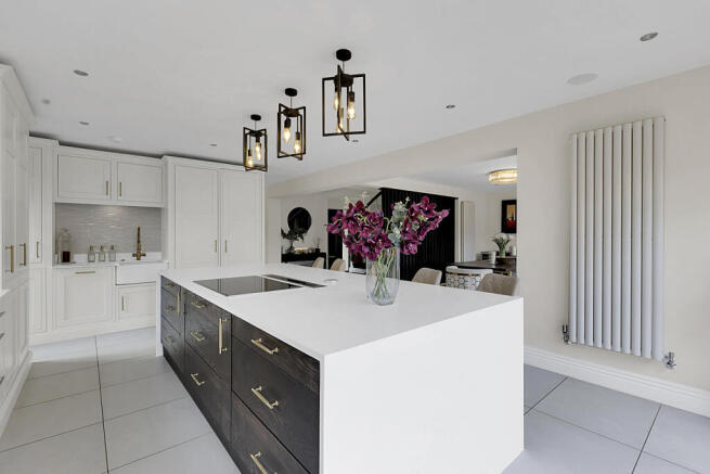 Kitchen with large island