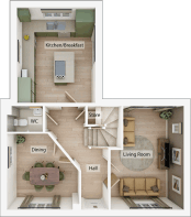 Ground Floor - 3D
