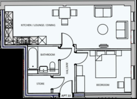 Apartment 22 Floorplan