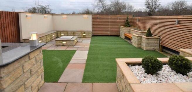 Private Rear Garden
