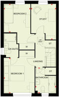 First floor plan of the matlock