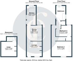 8 Sanctus Road, Stratford Upon Avon - all floors