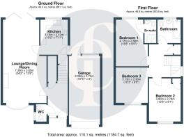 146 Dovehouse Drive, Wellesbourne - all floors