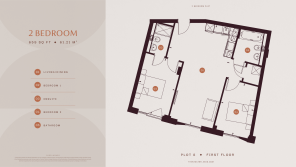 Two Bed Floor Plan
