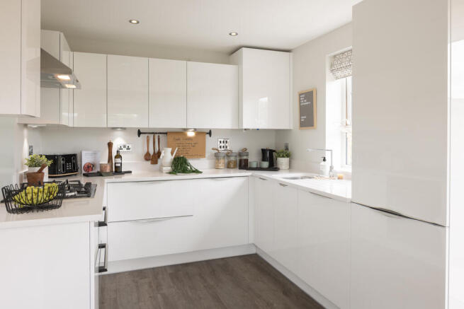 Internal of sustainable show home at quarter jack park