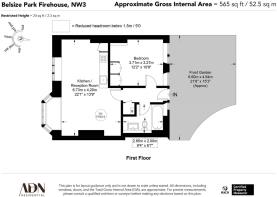 Flat 18, Belsize Park Firehouse NW3 4PB-Floor Plan
