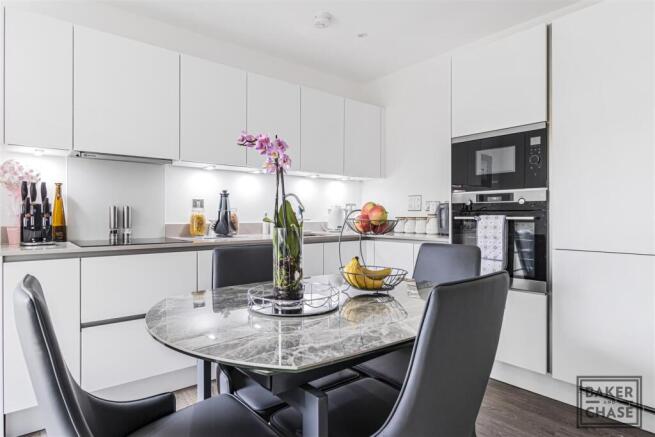 Open plan kitchen/living space