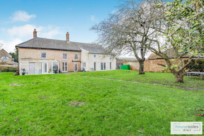 Rear of property