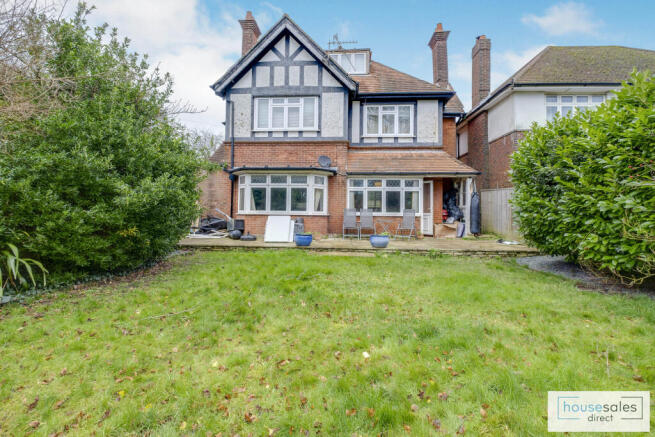 Rear of property