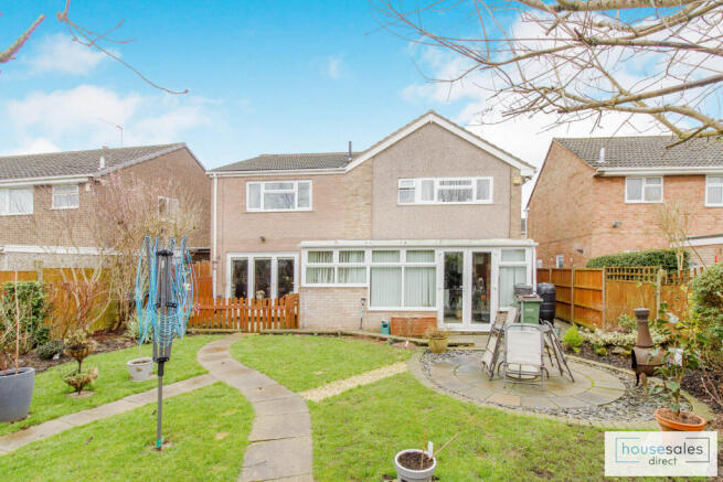 Rear of property