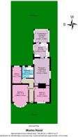 2D floorplan with garden