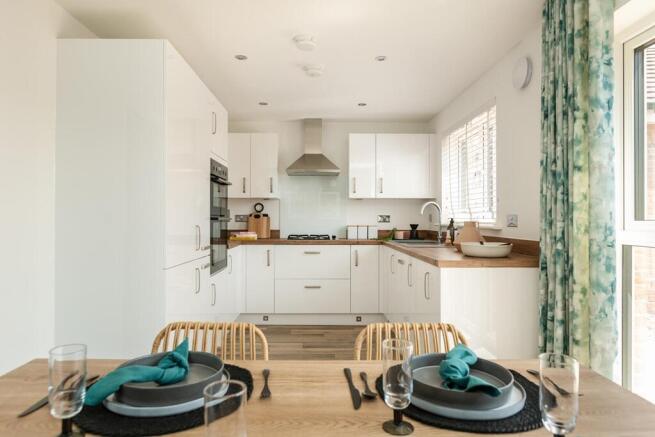 The kitchen/dining area is the hub of this family home