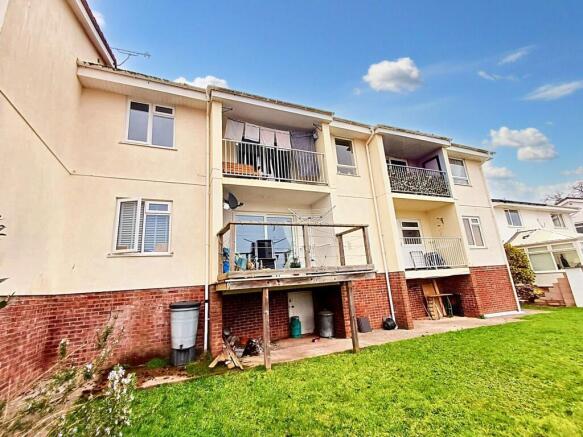 Rear and balcony