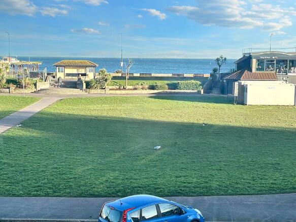 Views out to sea from apartment