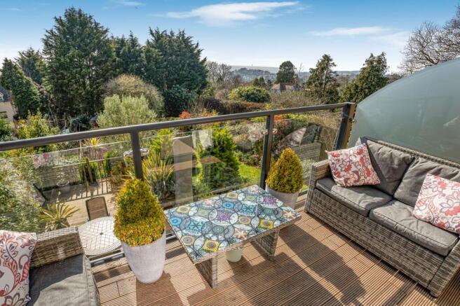 Balcony with views