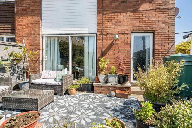 Rear patio