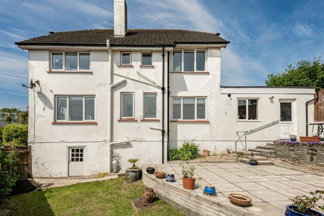 Rear of property