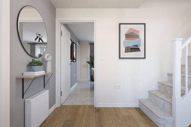Spacious entrance hall