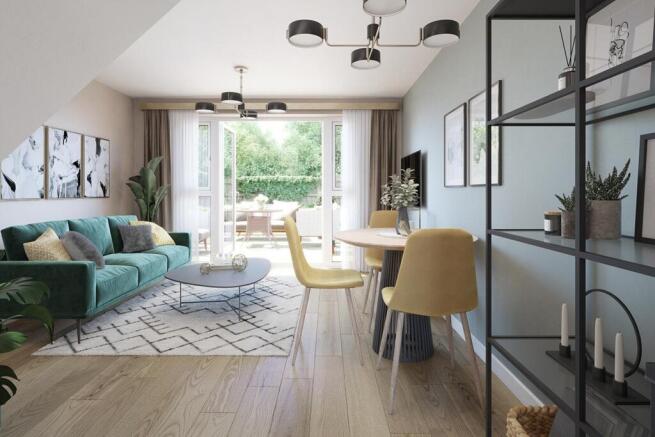 Step through into the open plan layout of the Avonsford