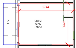 Unit 2 Floor plan