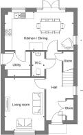 Dandara - Wittering Place - The Woburn, Home 9 floorplan