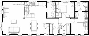 2 Bed Floor Plan