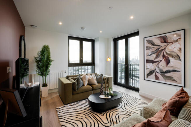 Open plan 2 bed home