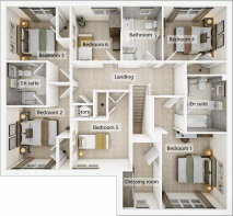 3D - First Floor