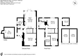 Quince Cottage floorplan