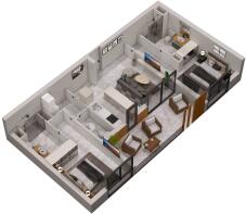 Apt 103 Plan 3D