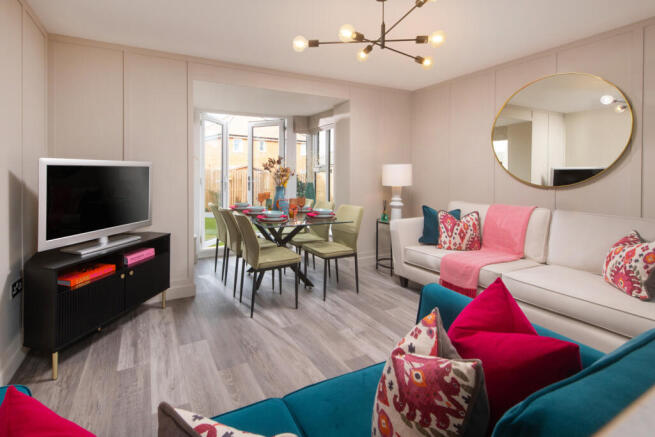 The interior of The Cannington Show Home at Chaloners Green, Whitby