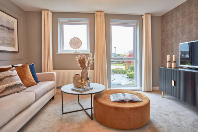 Spacious lounge in the Kingsville 4 bedroom home
