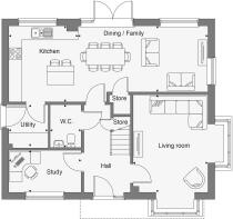 Dandara - Fortuna Fields - The Chartwell, Home 40 floorplan