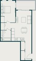 One bedroom Type 8A