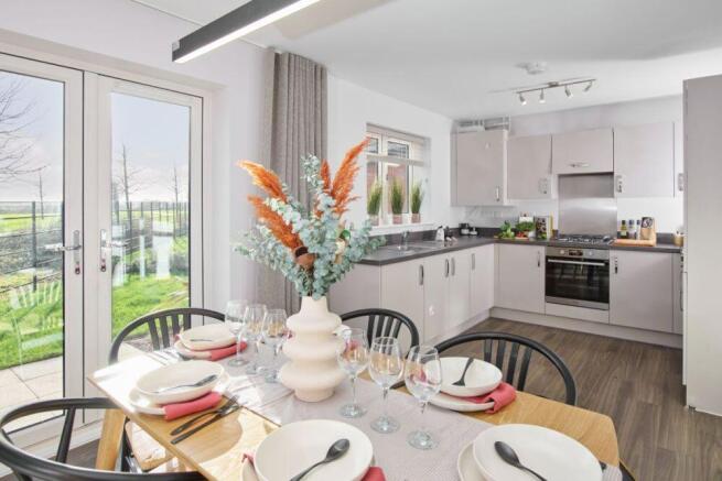 3 Crest Nicholson at Branston Locks The Chesham Internals Kitchen and Dining Area