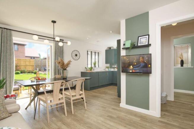 3 Crest Nicholson at Branston Locks The Romsey Internals Kitchen and Dining Area