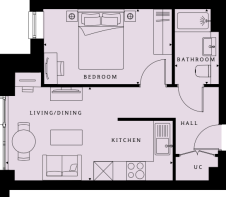 1 bed