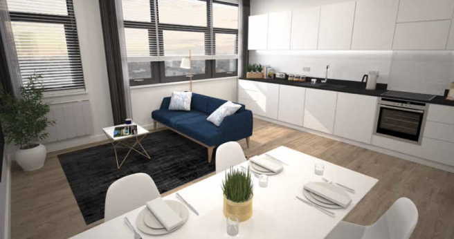 lounge/kitchen