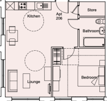 1 bed