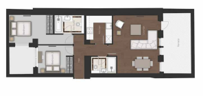 2 bed