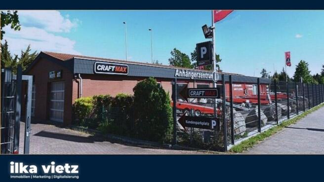 Einfahrtsbereich zum Grundstück