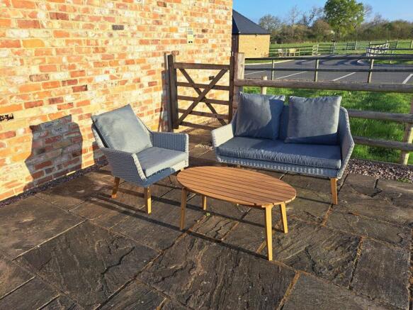 One of the Outdoor Seating Areas  Westend Office