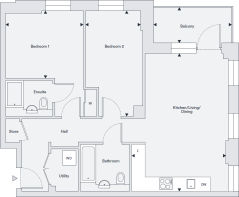 Plot floorplan