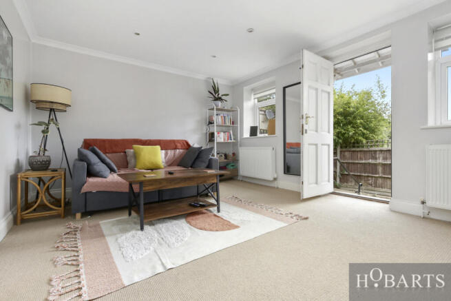 One bedroom split-level garden flat