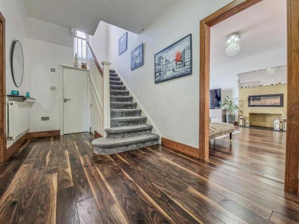 Grand reception hallway