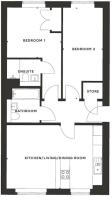 Apt 2-1 Floorplan