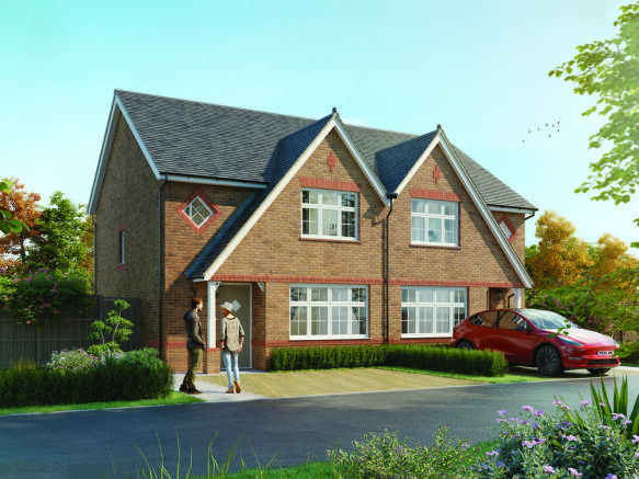 Letchworth CGI with brick finish