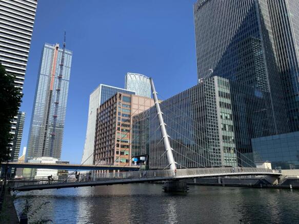 South Quay pedestrian footbridge