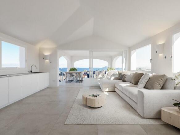 Living with sea view